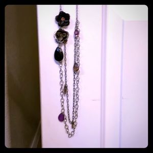 SOLD 
Necklace - Medium Length w/ flowers